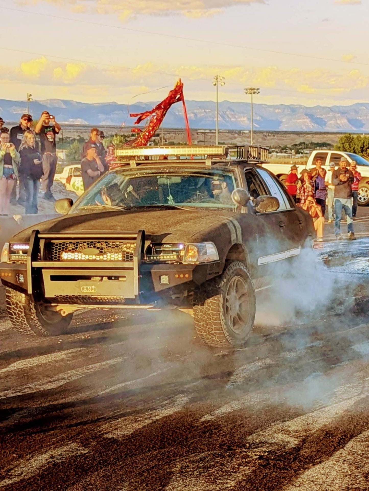 AMI Off-Road Front Bumper For Crown Victoria 98-2011 with custom push bar