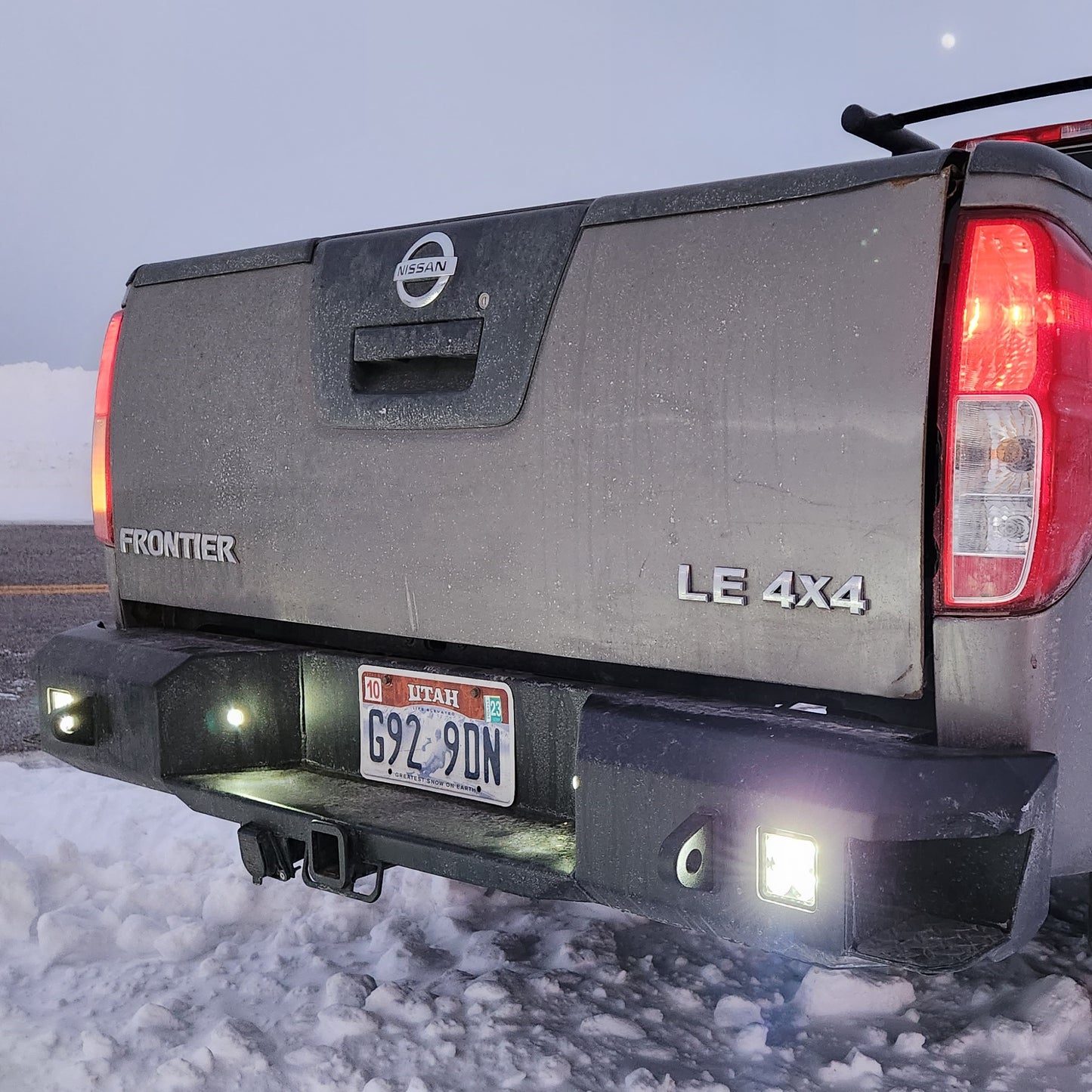 Nissan Frontier Off-Road Steel Rear Bumper: Deluxe Model for 2005-2021