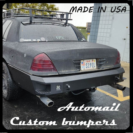 Crown Vic Off-Road Rear Bumper For 03-2011