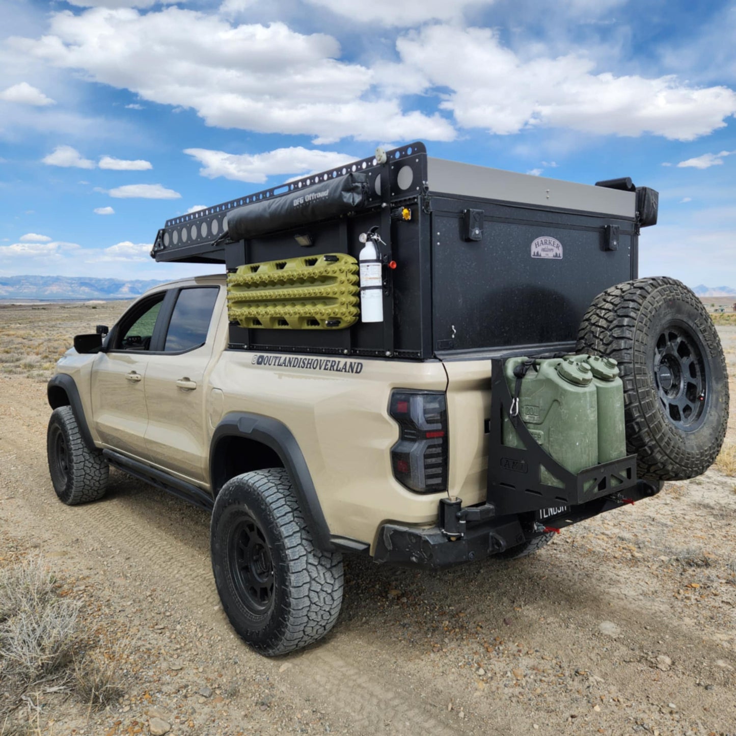 AMI Off-Road, High Clearance Dual Swingout Rear Bumper for Chevy Colorado 23-25