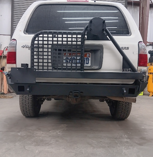 Off-Road Steel Rear Swing-Out Bumper for Toyota 4Runner 3rd Gen (96-02)