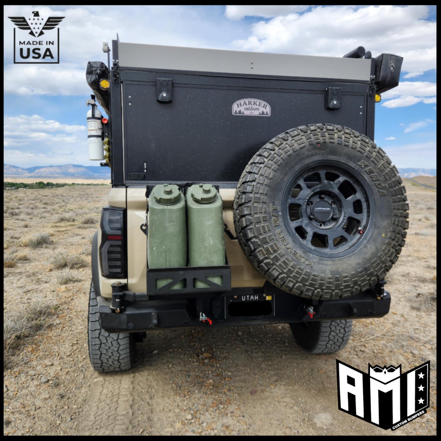 AMI Off-Road, High Clearance Dual Swingout Rear Bumper for Chevy Colorado 23-25