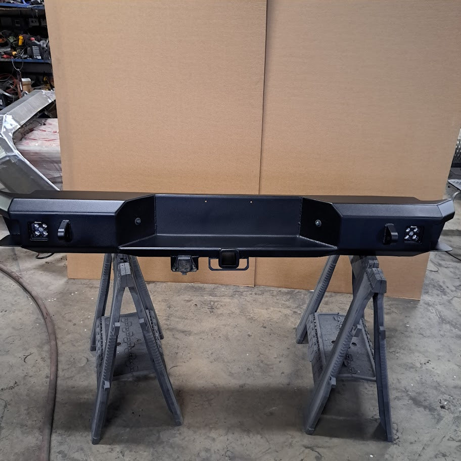 Nissan Frontier Off-Road Steel Rear Bumper: Deluxe Model for 2005-2021