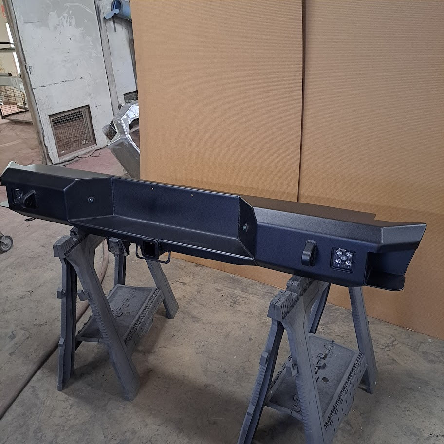 Nissan Frontier Off-Road Steel Rear Bumper: Deluxe Model for 2005-2021