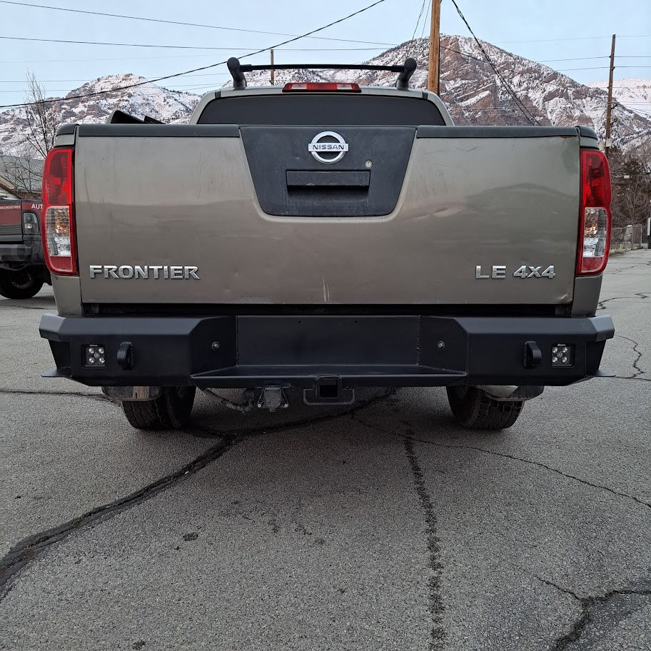 Nissan Frontier Off-Road Steel Rear Bumper: Deluxe Model for 2005-2021