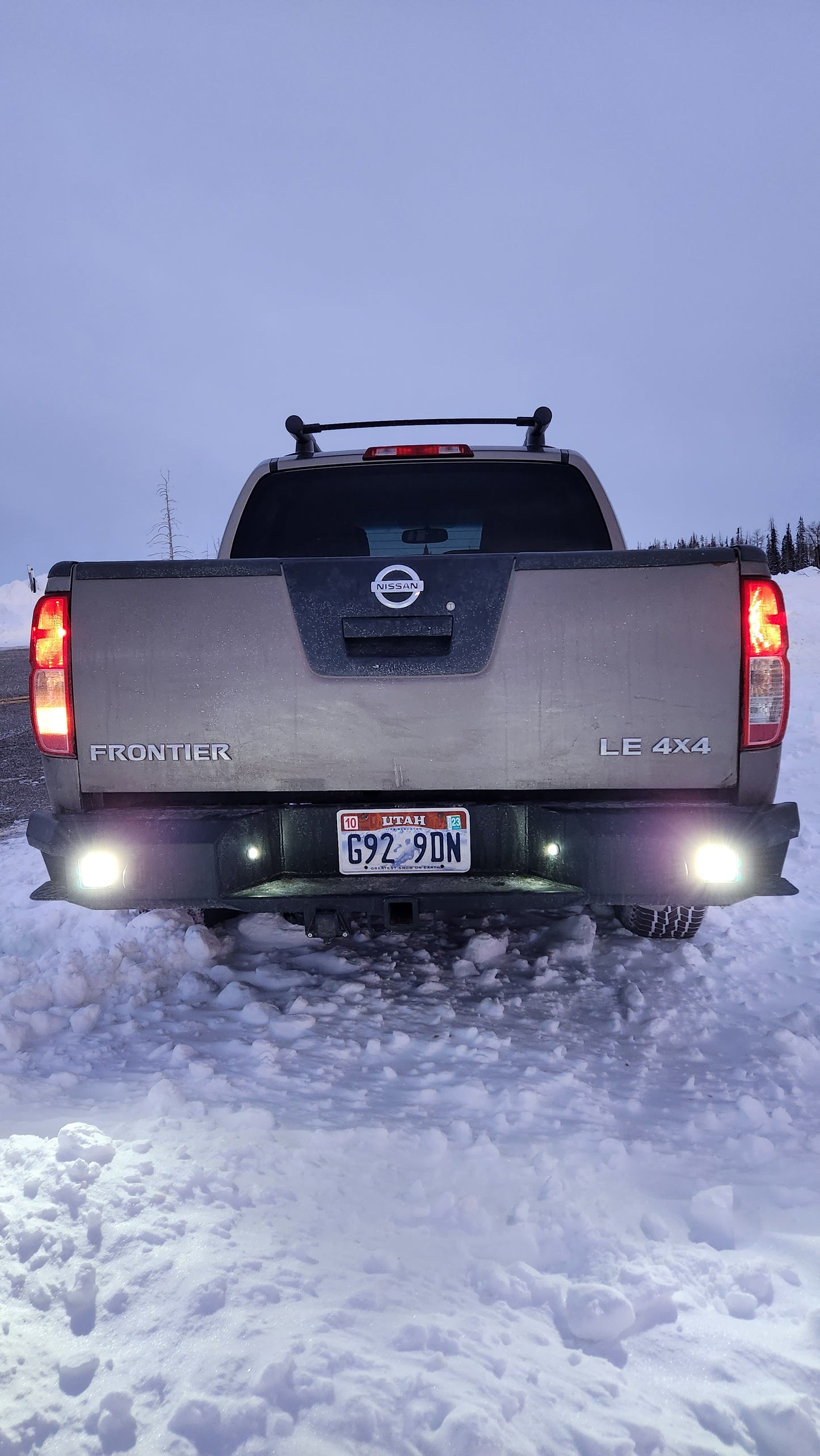 Nissan Frontier Off-Road Steel Rear Bumper: Deluxe Model for 2005-2021