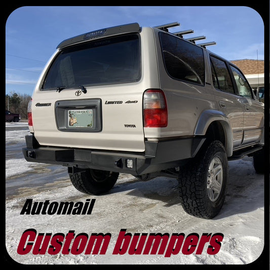 Toyota 4Runner Limited Trim Off-road Steel Rear Bumper for Third Gen 96-02