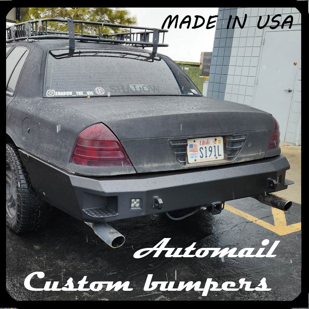Crown Vic Off-Road Rear Bumper For 03-2011